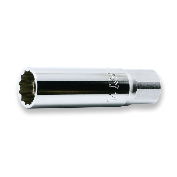 Ko-Ken Spark Plug Socket 14mm 12 Point 70mm Magnet 3/8 Sq. Drive 3305P-14